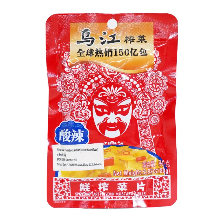 Wu Jiang Spicy And Tart Flavour Mustard Tuber 80g