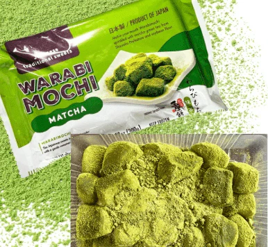 Yano Frozen Warabimochi Matcha 300g - Image 3