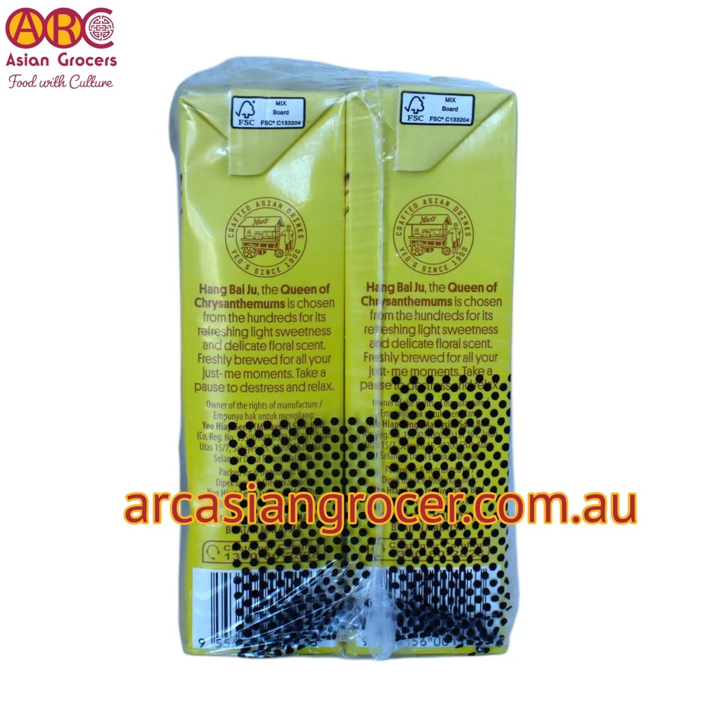 Yeo's Chrysanthemum Tea Drink 6*250ml - Image 4