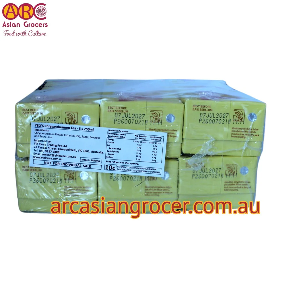 Yeo's Chrysanthemum Tea Drink 6*250ml - Image 5