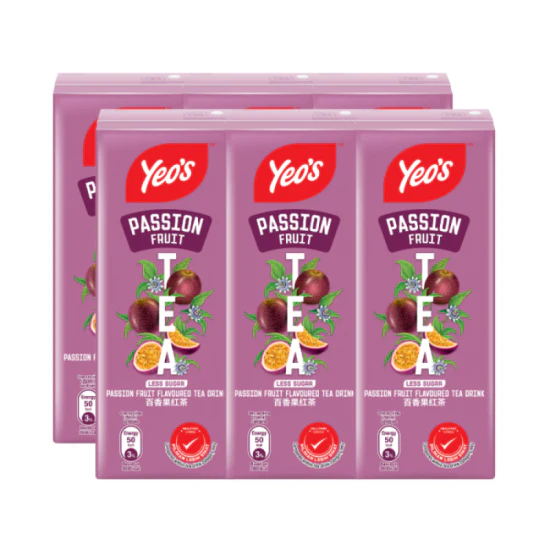 Yeo's Passion Fruit Tea 6*250ml - Image 2